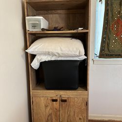 Two Solid Wooden Bookshelves $50/each