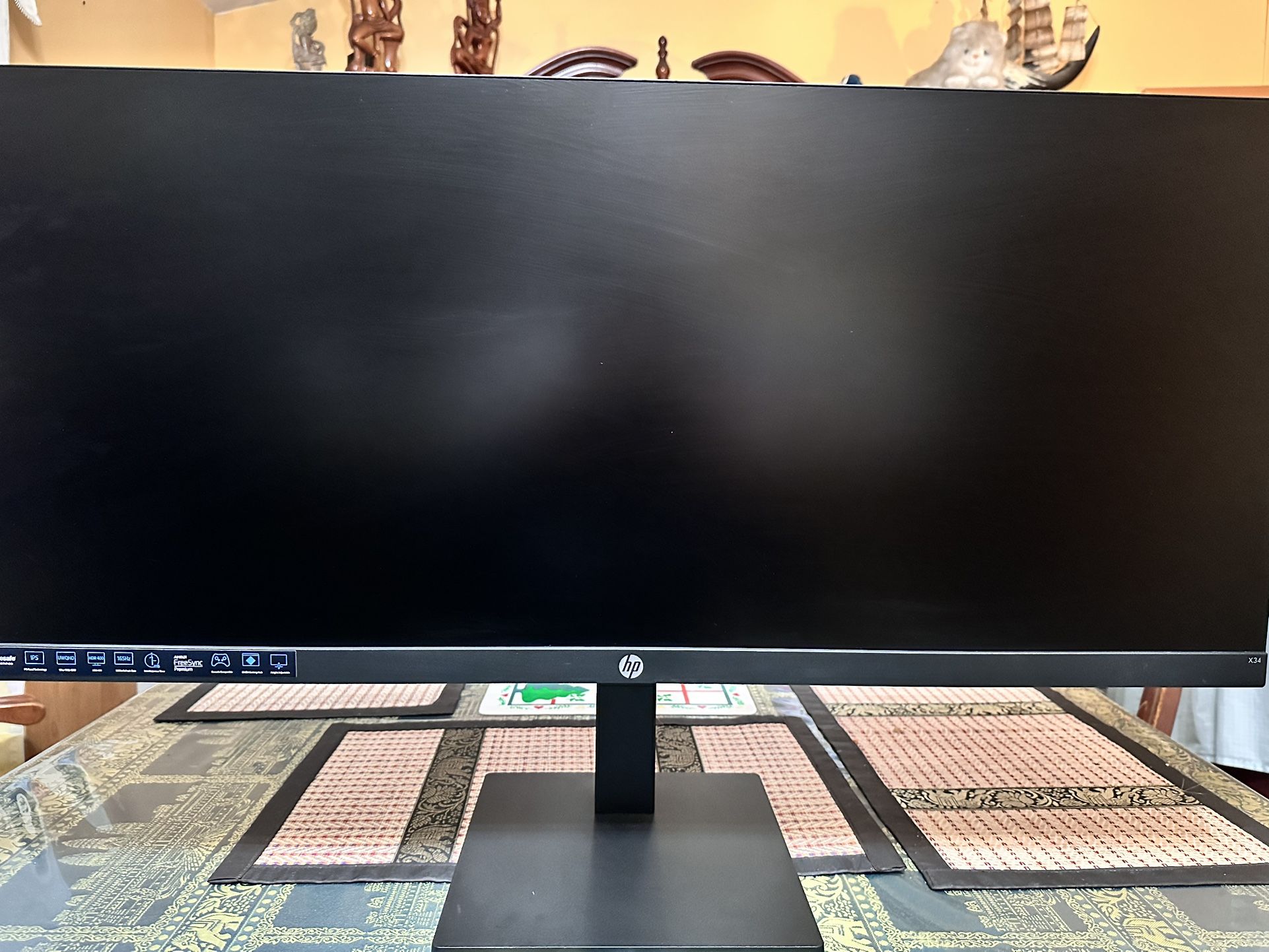 Hp X34 2k 165hz Ultra Long Monitor