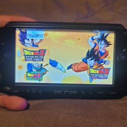 Playstation Psp 1000 Phat Modded Video Game Console IPS screen upgrade