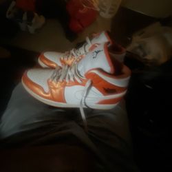 Jordan 1 white And Orange