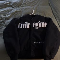 Never Worn Civil Regime Bomber Jacket Size L