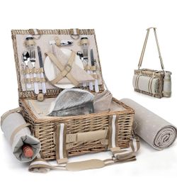 19Pcs Picnic Basket