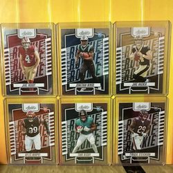 6 Absolute Football Rookies Including A Aaron Rodgers PRIZMATIC 