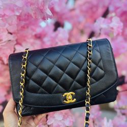 Chanel Diana Bag Vintage Caviar