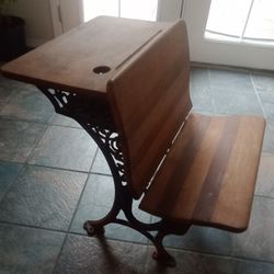 Antique School Desk