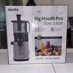 Aeitto Big Mouth Pro Slow Juicer Never Used