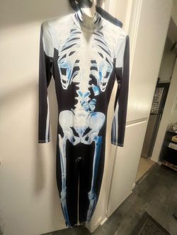 Skeleton X-Ray w/ butterfly Print Bodysuit