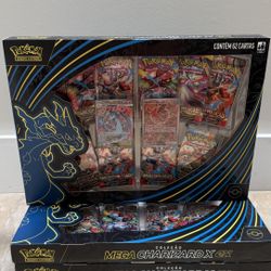 Pokemon Mega Evolution Mega Charizard X EX Oricorio Box Set Brazilian Sealed