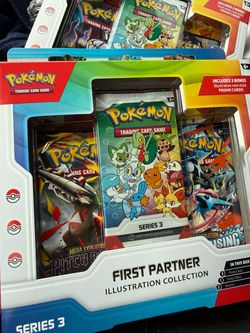 Pokemon First Partner Illustration Series 3