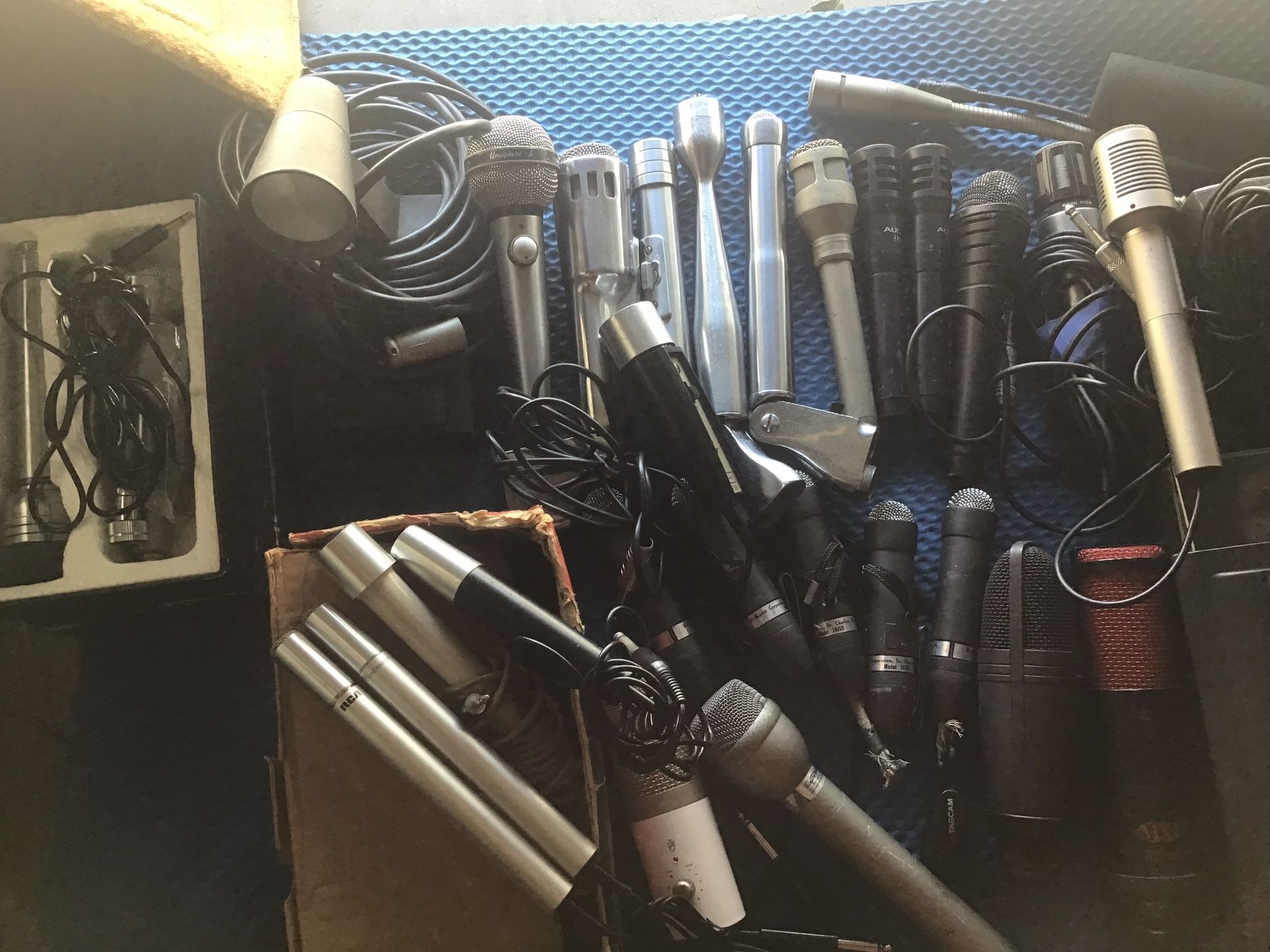 Vintage EV Microphone Collection.