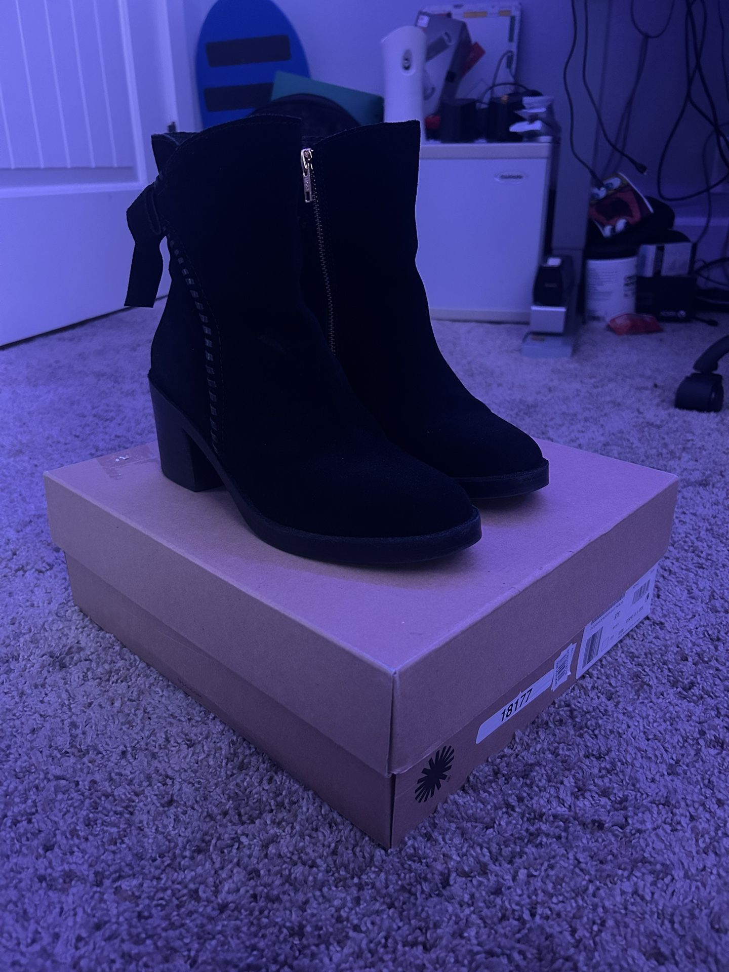 Black & Gold UGG Heels