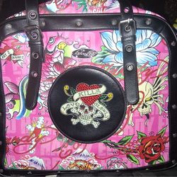 Ed Hardy  Love Kills Slowly Tote Bag