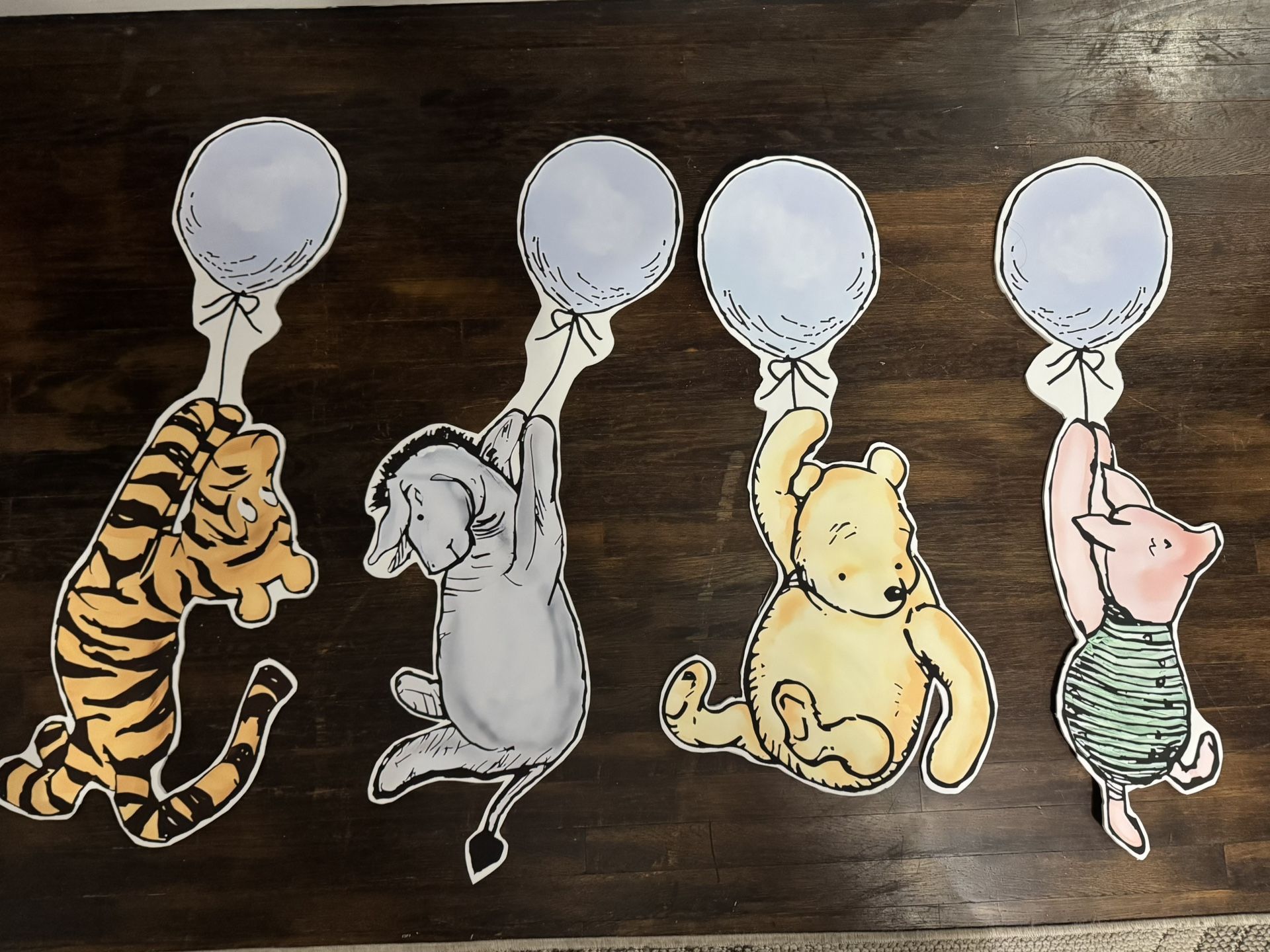 Vintage Pooh Cutouts