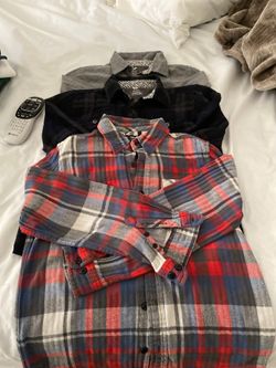 Three (3) Long Sleeves for boys size Median (8-10)