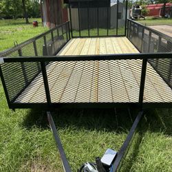 7x16  2’ High New Utility Trailer NO OFFERS 💰CASH ONLY 