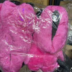Brand new fuzzy Monster Slippers