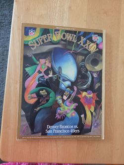 Super Bowl XXIV Broncos vs 49ers Official Program