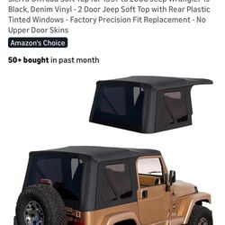 Sierra Offroad Soft Top for 1997 to 2006 Jeep Wrangler TJ