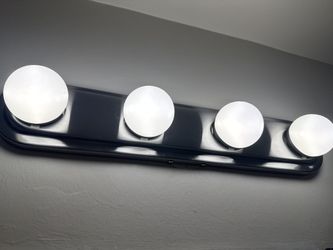 Hampton Bay 4-Light Brushed Nickel Vanity Light