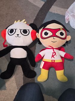 Ryans world stuffie pillows