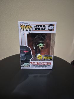 Exclusive Dark Trooper With Grogu