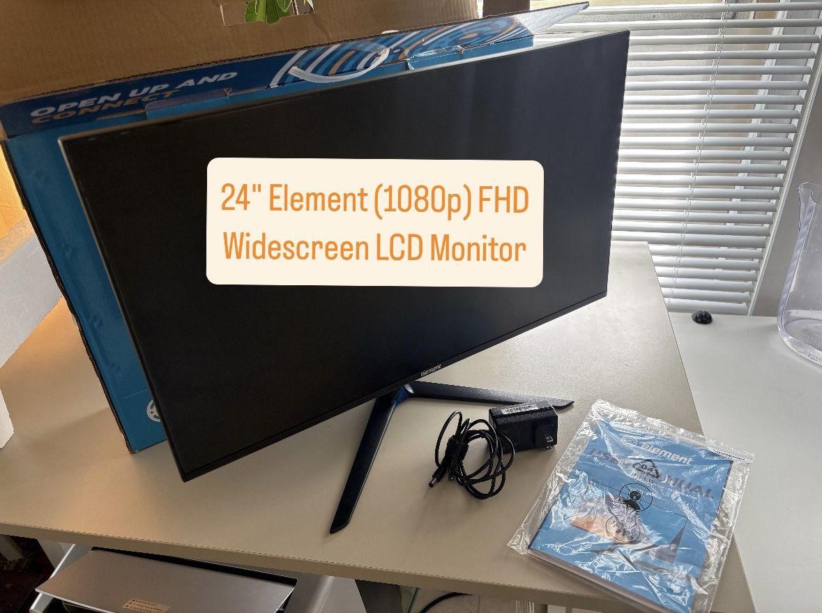 24" Element (1080p) FHD Widescreen LCD Monitor