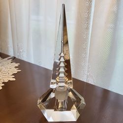 Japanese Pagoda  Perfume Bottle Hand Cut