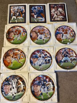 Bradford Exchange John Elway Plates