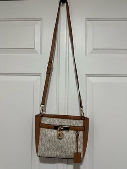 White MK purse