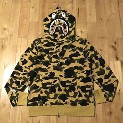 Bape Camo Yellow Hoodie * BRAND NEW*