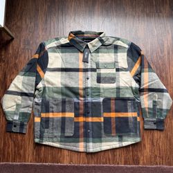 Primitive quilted lined flannel
