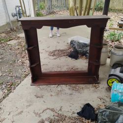 Large Antique Mirror