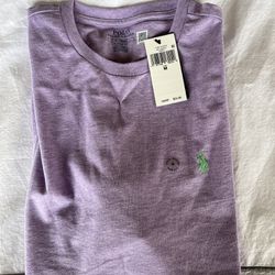 Polo Ralph Lauren men’s light purple T-shirt. Brand new size medium retail $55.