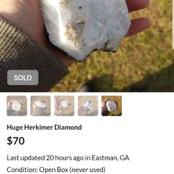 Huge Herkimer Diamond 
