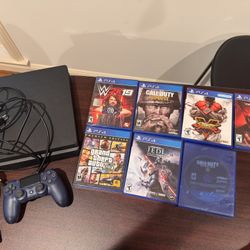 PS4 Slim (1TB) + Games