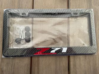 Chevrolet Z71 Carbon Fiber License Plate Frame