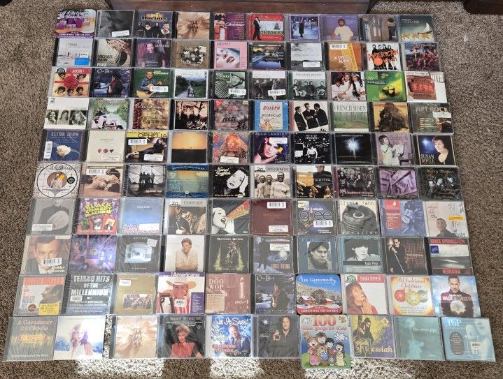 Lot of 100 Music CDs
