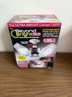 Beyond Bright Ultra Motion-Activated LED Garage Light
