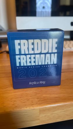 2024 Freddie Freeman Championship Ring