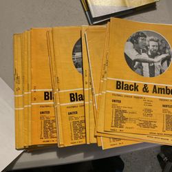 Cambridge United Game Programmes Soccer Football