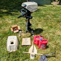Boat Motor 7.5HP & Accessories 