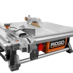 Slightly Used Ridgid 7" Table Top Wet Tile Saw Model# R4021