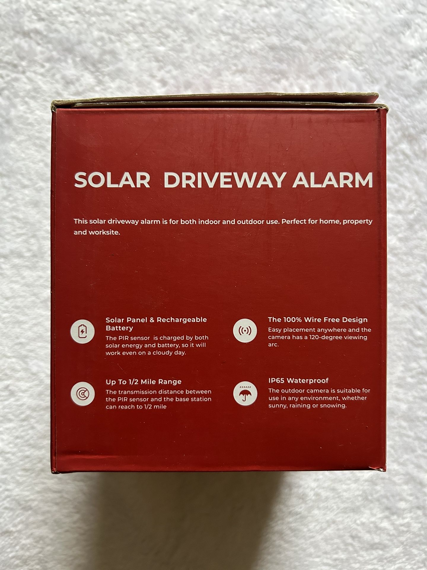 Solar Driveway Alarm