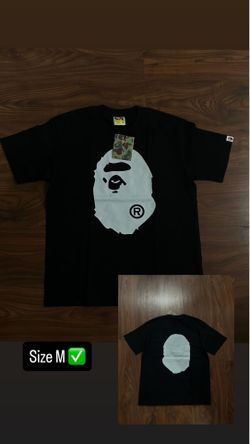 BLACK/WHITE BAPE TEE