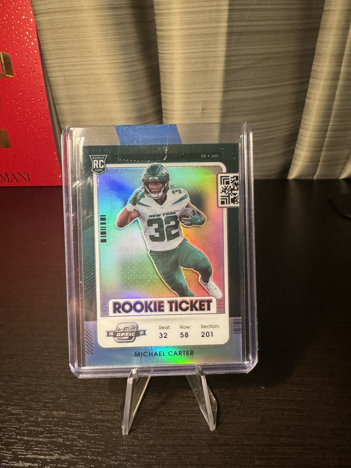 Michael Carter Holo Rookie Ticket