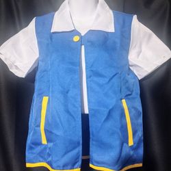 Ash Ketum Pokemon Cosplay Costume Shirt
