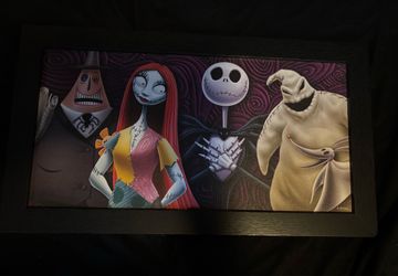 the nightmare before christmas frame🎃