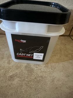 Basic Gear Cast Net 4ft Coated Iron