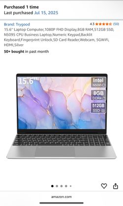 Trygood 15.6 Laptop