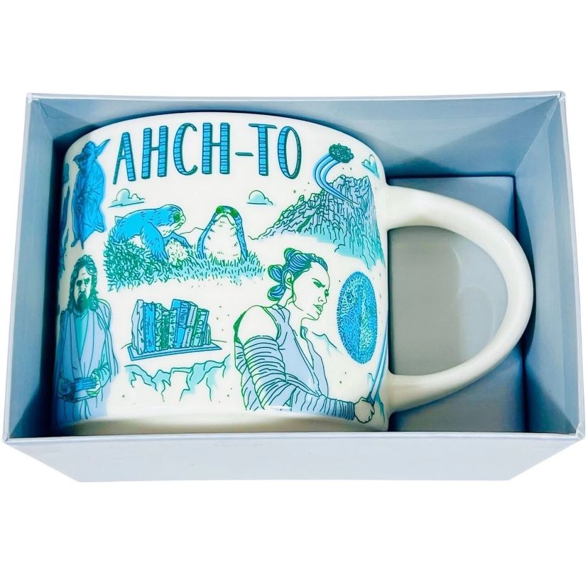 Starbucks Star Wars AHCH-TO Been There Series Disney Mug 14 oz 2022 Used
